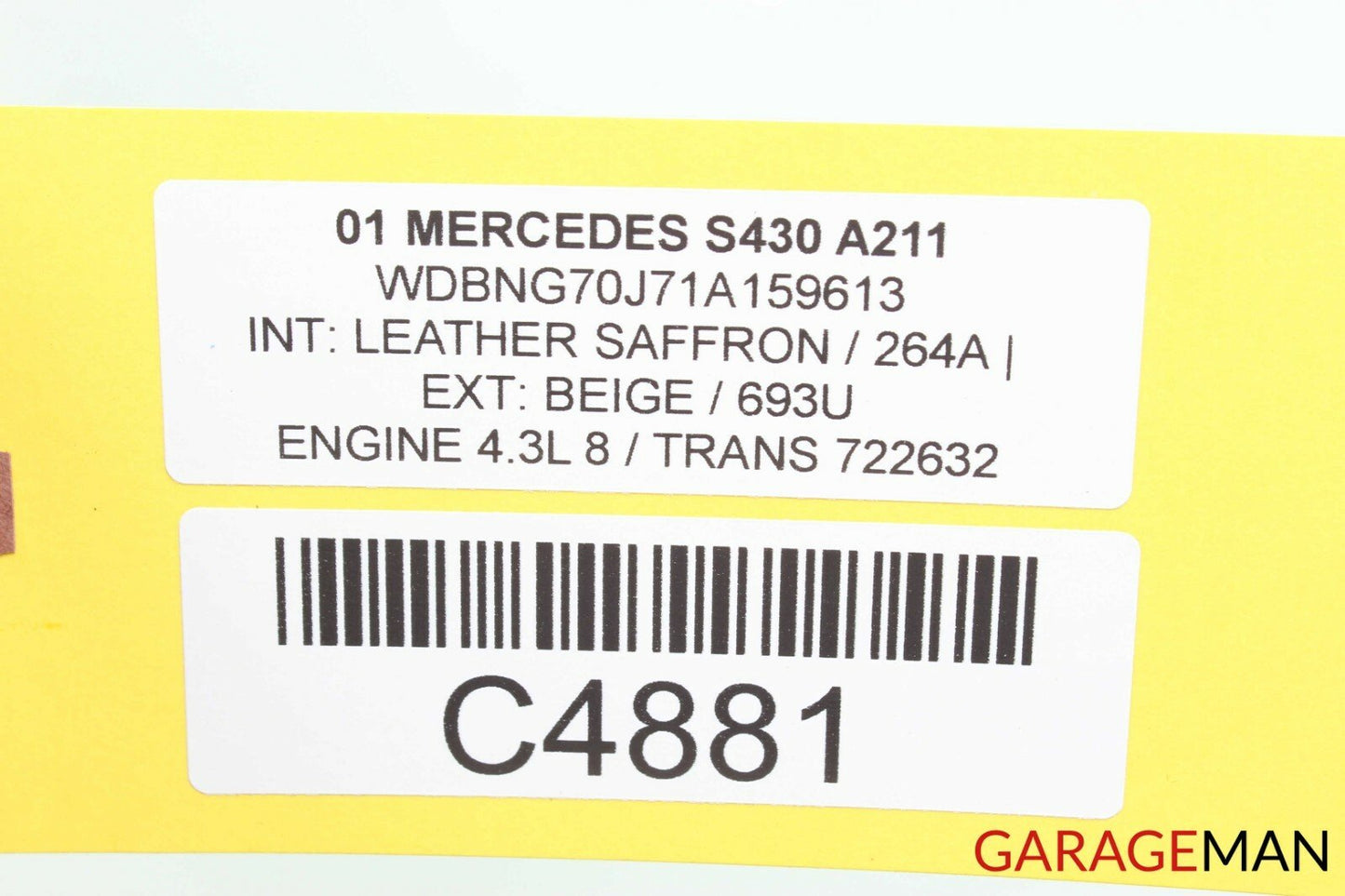 00-06 MERCEDES W220 S430 PHONE NAVIGATION VOICE COMMUNICATION MODULE Q4 OEM