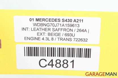00-06 MERCEDES W220 S430 PHONE NAVIGATION VOICE COMMUNICATION MODULE Q4 OEM