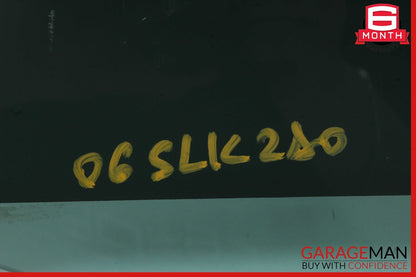 05-11 Mercedes R171 SLK280 Rear Right Side Door Quarter Window Auto Glass OEM