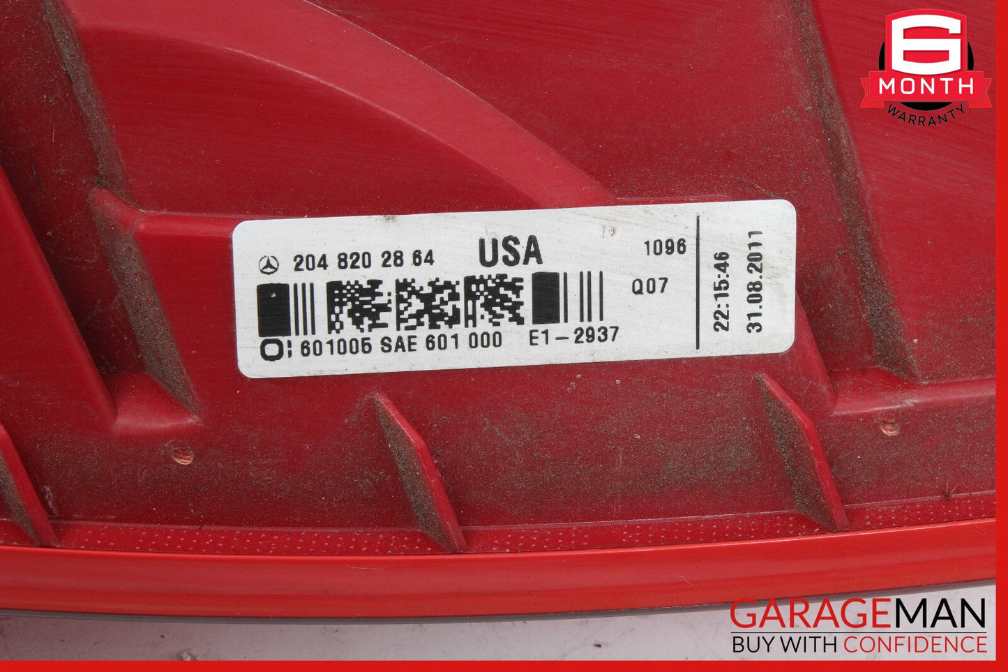12-14 Mercedes W204 C350 C300 Rear Left Driver Side Taillight Tail Light Lamp