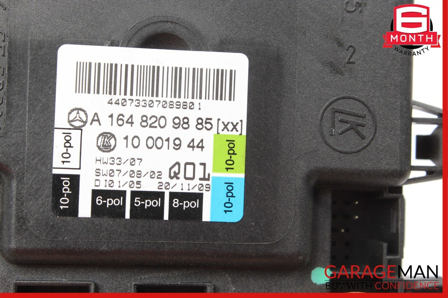 06-12 Mercedes X164 GL450 R350 ML350 Front Right Side Door Control Module Unit