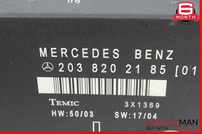 01-07 Mercedes W203 C230 C240 C320 Rear Left Door Control Module 2038202185 OEM