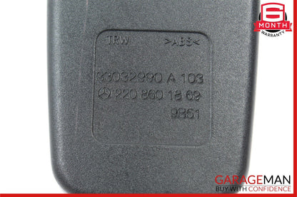 03-06 Mercedes W220 S430 S55 AMG Front Right Seat Belt Seatbelt Receiver Buckle