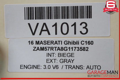14-17 Maserati Ghibli Front Left Driver Side Seat Control Module Unit OEM