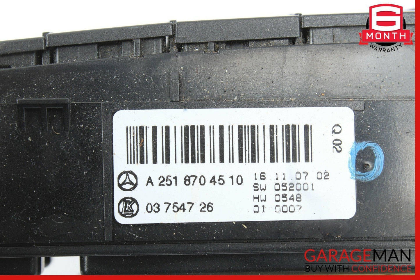 06-10 Mercedes W251 R320 R500 Center Dashboard Hazard ESP Control Switch OEM