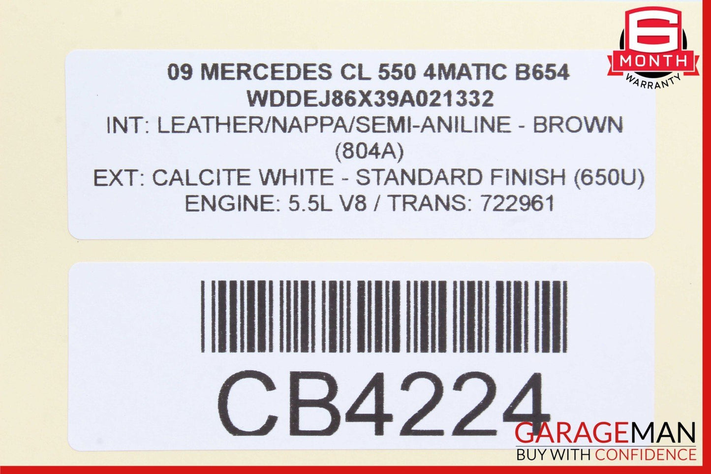 07-09 Mercedes W216 CL550 S550 Rear Trunk Relay Junction Fuse Box 2215403550 OEM