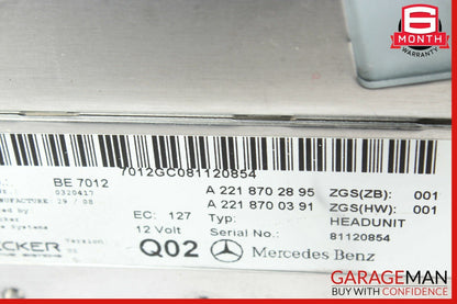 07-09 Mercedes W221 S550 S65 AMG Head Unit Navigation Command CD Audio Q2 OEM