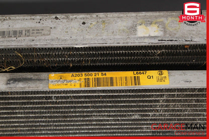 06-09 Mercedes W209 CLK350 C230 Engine Cooling Radiator A/C Condenser Assembly