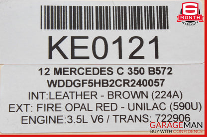 08-18 Mercedes W204 C350 E350 Front Right Side Door Control Module Unit OEM