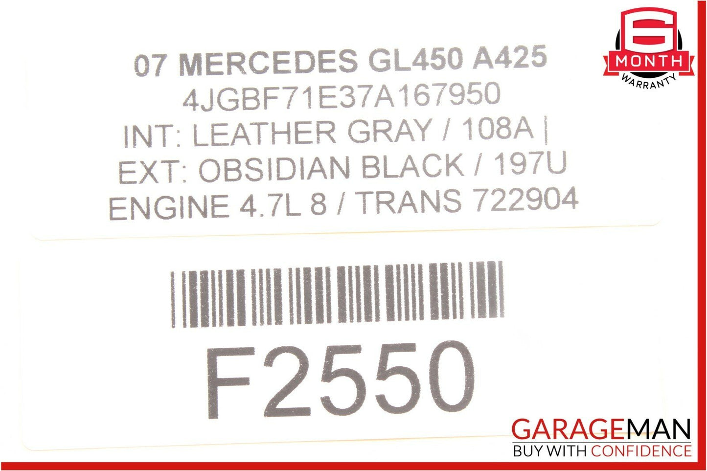 06-12 Mercedes X164 GL450 Ipod Interface Control Module OEM