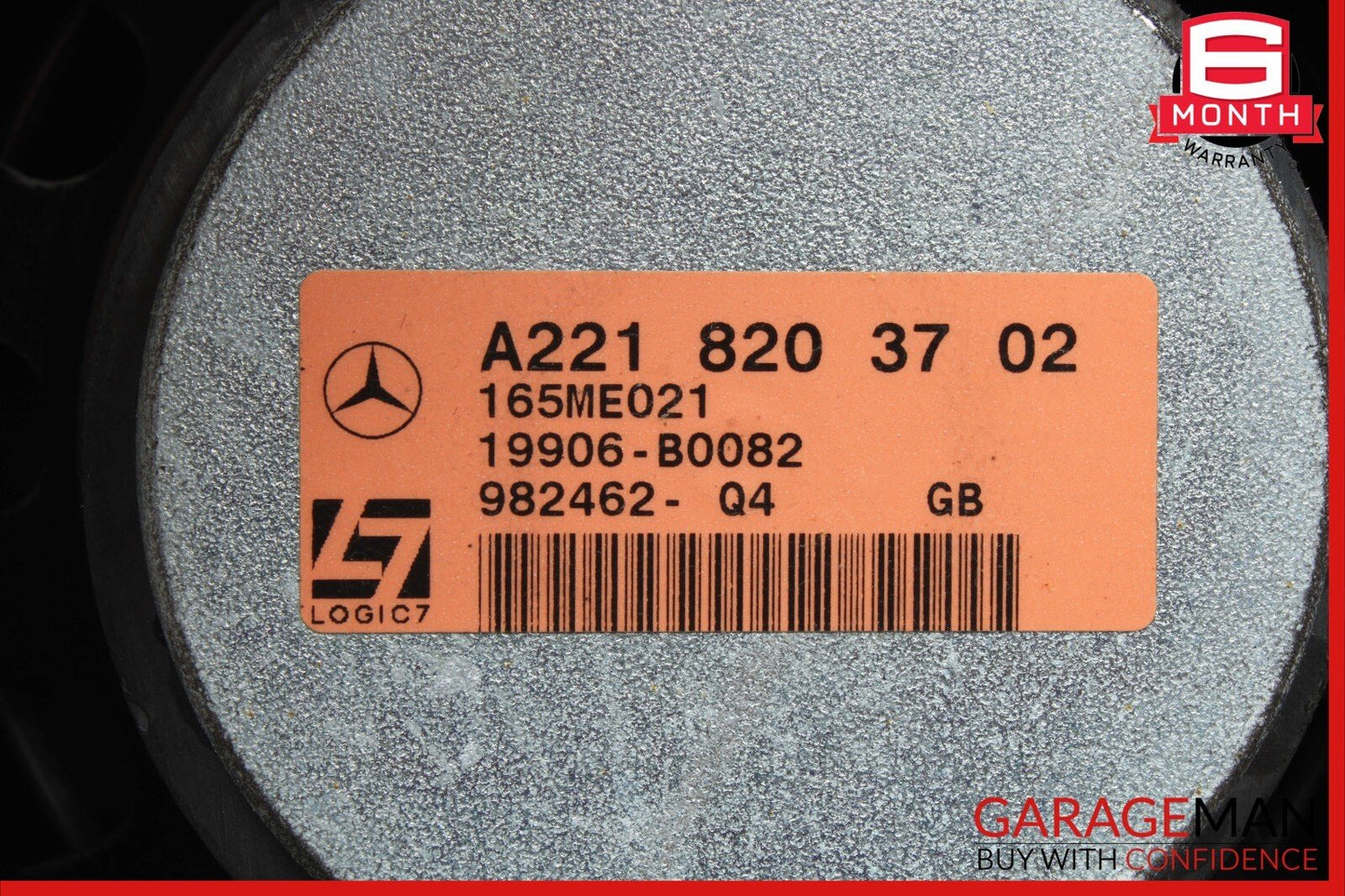 07-09 Mercedes W221 S550 Rear Left & Right Door Audio Sound Speaker Set of 2 OEM