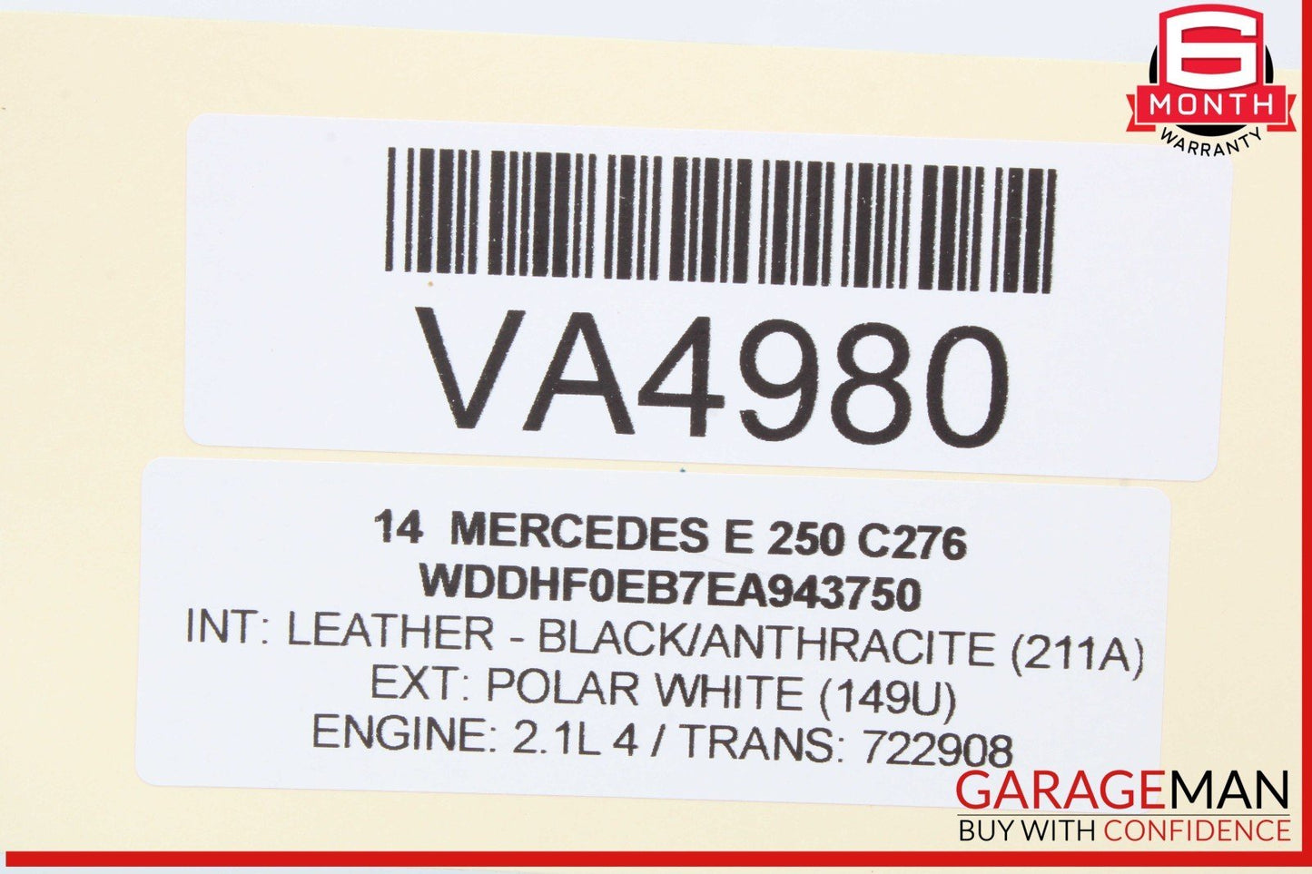 10-18 Mercedes W212 E250 E350 E550 Rear SAM Fuse Box Relay Control Module OEM
