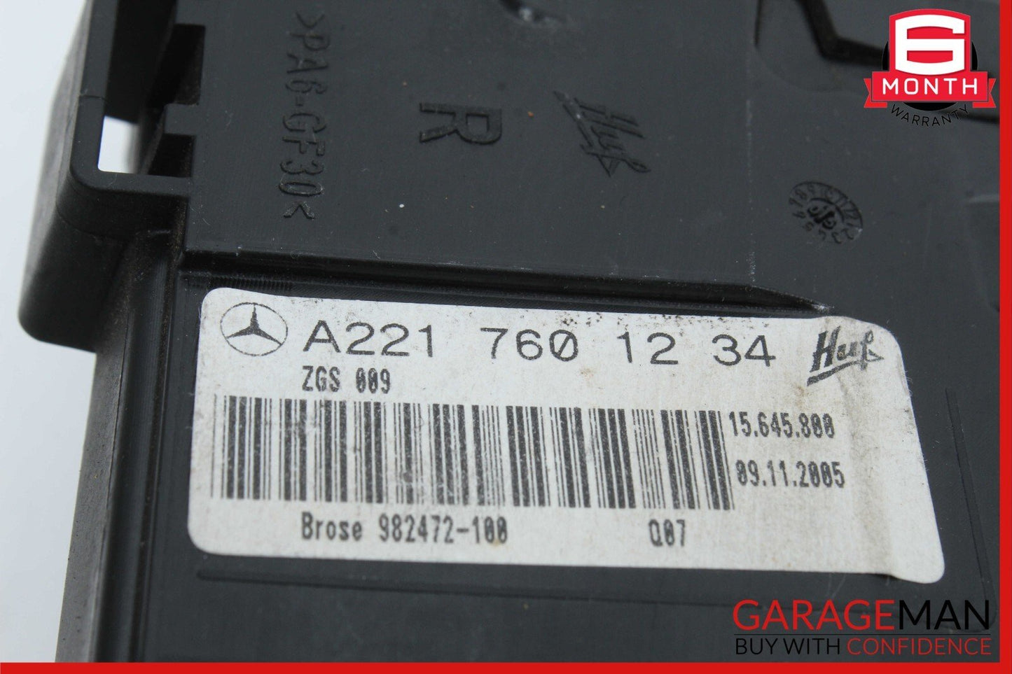 07-13 Mercedes W221 S400 S550 Front Right Side Exterior Door Handle Silver OEM