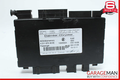 03-12 Mercedes X164 GL350 SLK350 Front Right Side Seat Control Module Unit OEM