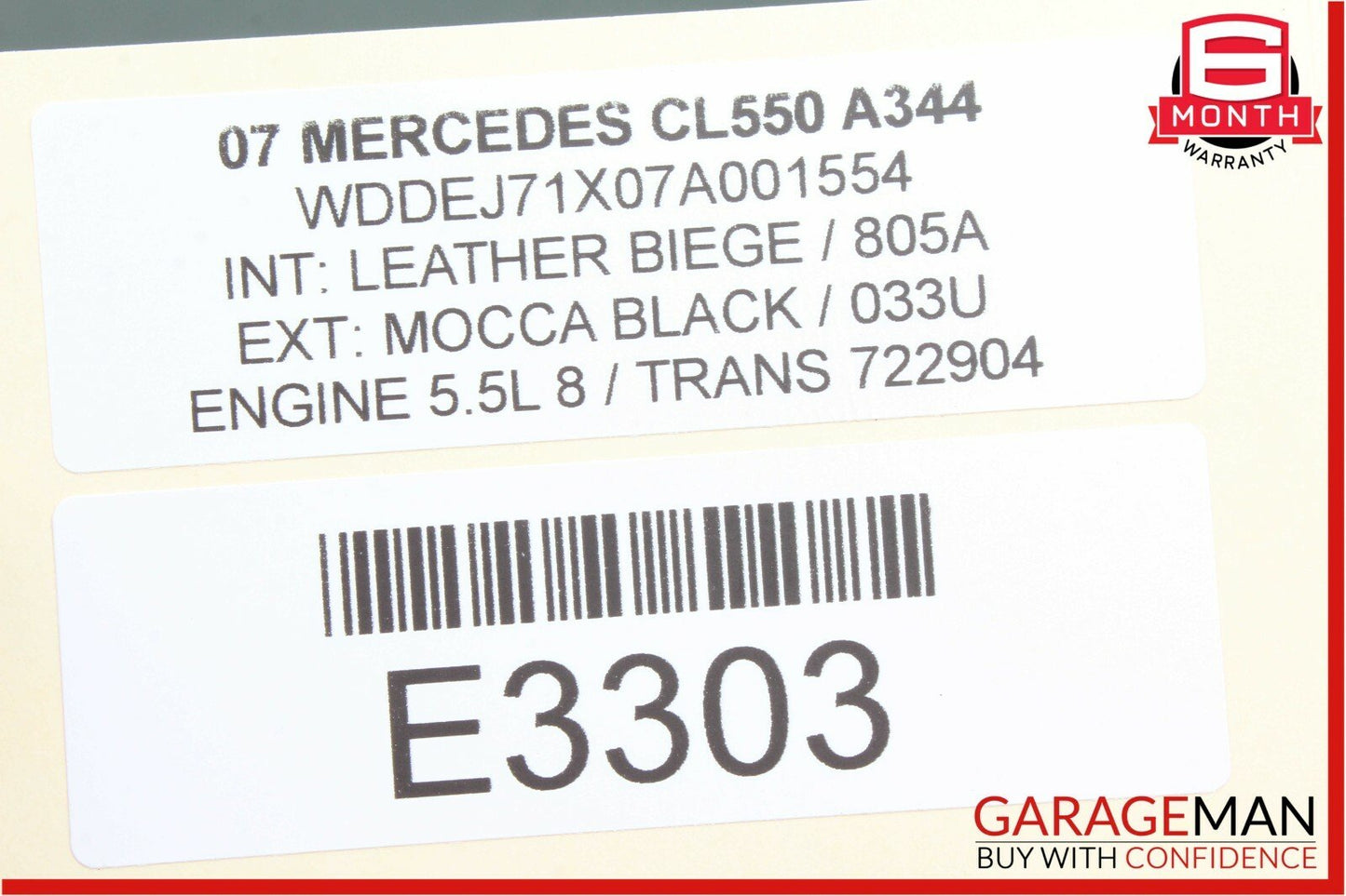 07-13 Mercedes W216 CL550 Front Left Driver Door Lock Latch Actuator OEM