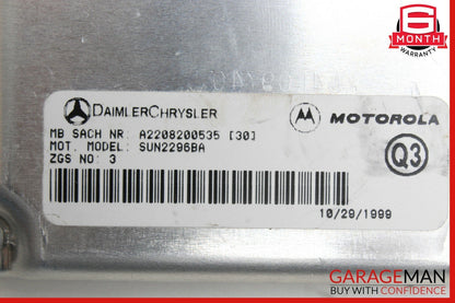 00-06 Mercedes W220 S500 Motorola Voice Communication Command Control Module OEM