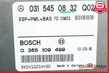 98-02 Mercedes W210 E320 ESP Electronic Stability Program ABS Control Module