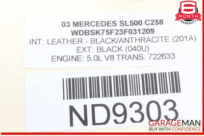 03-12 Mercedes R230 SL500 Rear Left Side Thrust Arm Lower Control Arm OEM