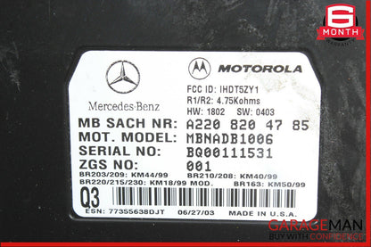 00-06 Mercedes R230 SL500 S500 E350 Voice Command Control Module Unit OEM