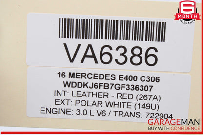 10-17 Mercedes W207 E400 E550 Rear Window Regulator Control Module Unit OEM