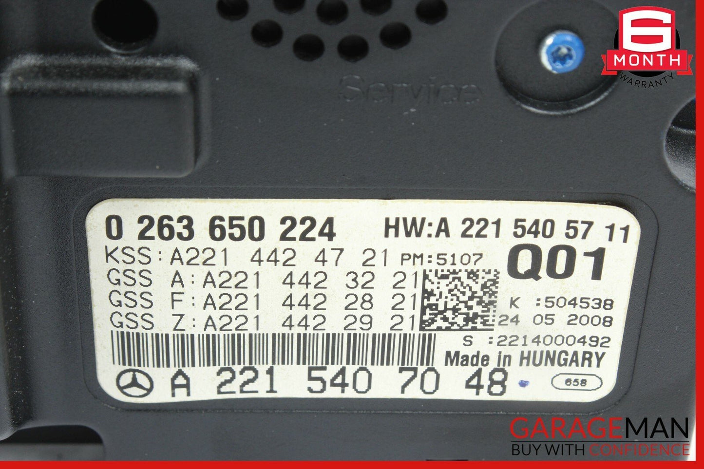 07-09 Mercedes W221 S550 Speedometer Odometer Instrument Cluster Gauge OEM