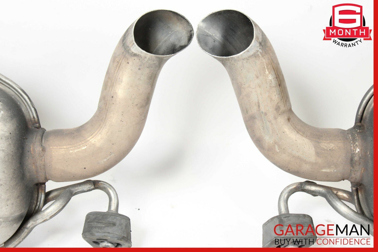 07-09 Mercedes W211 E320 Left & Right Exhaust Muffler Mufflers Tips Assembly OEM