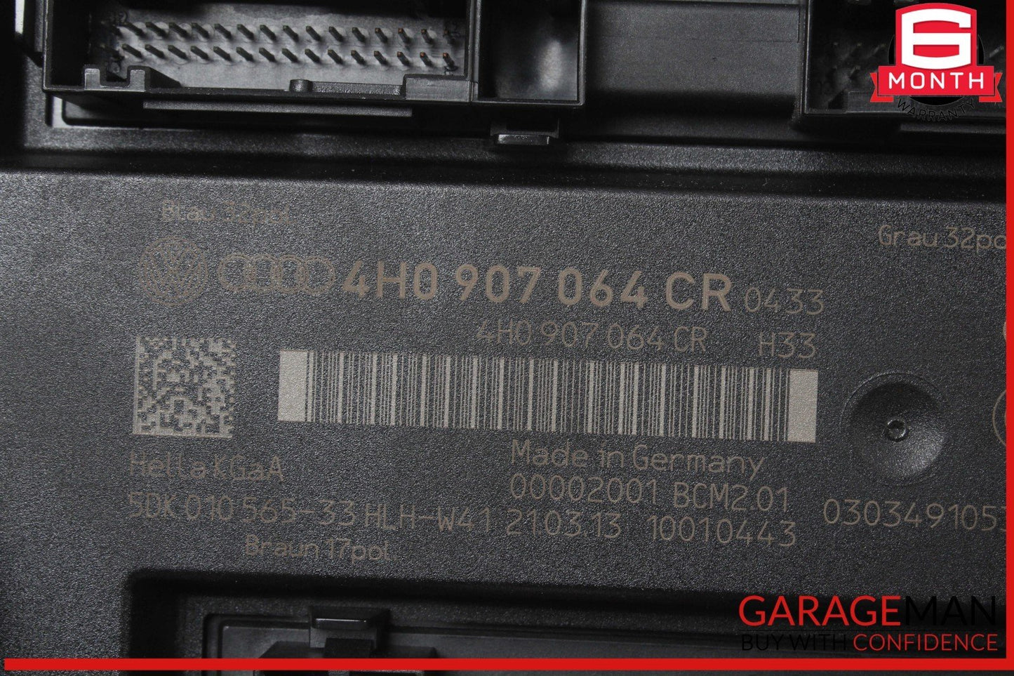 12-18 Audi A6 A7 Body Comfort Control Module Unit 4H0907064CR OEM