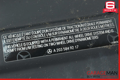 06-13 Mercedes W251 R350 R320 Upper Radiator Support Tie Bar OEM
