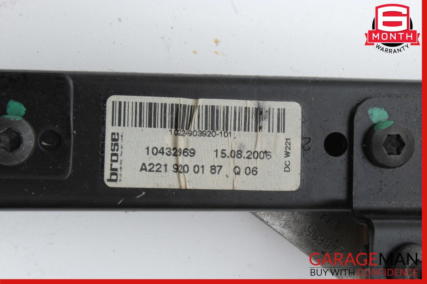 07-13 Mercedes W221 S63 AMG S550 Rear Left or Right Recline Seat Track Frame OEM
