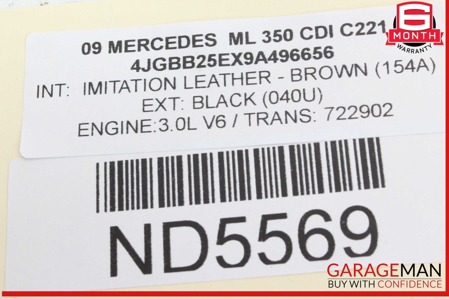 07-13 Mercedes W164 ML350 CDI Diesel Exhaust Gas Aftertreatment Control Unit