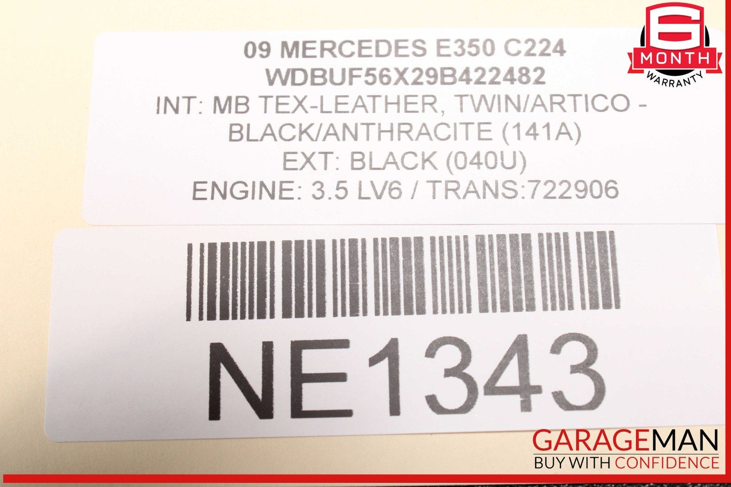 05-11 Mercedes E350 CLK350 RWD 7G Tronic Automatic Transmission Assembly OEM