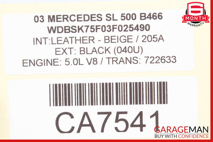 03-08 Mercedes R230 SL500 SL600 SL55 AMG Front Left Lower Control Arm OEM