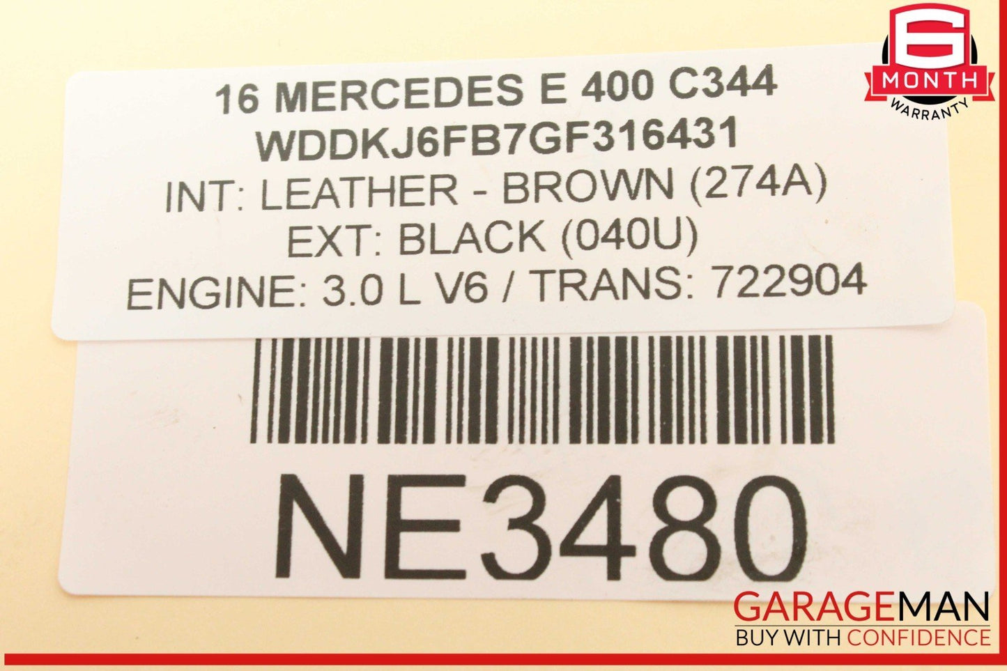 08-17 Mercedes W212 E400 Rear Right or Left Side Suspension Upper Control Arm