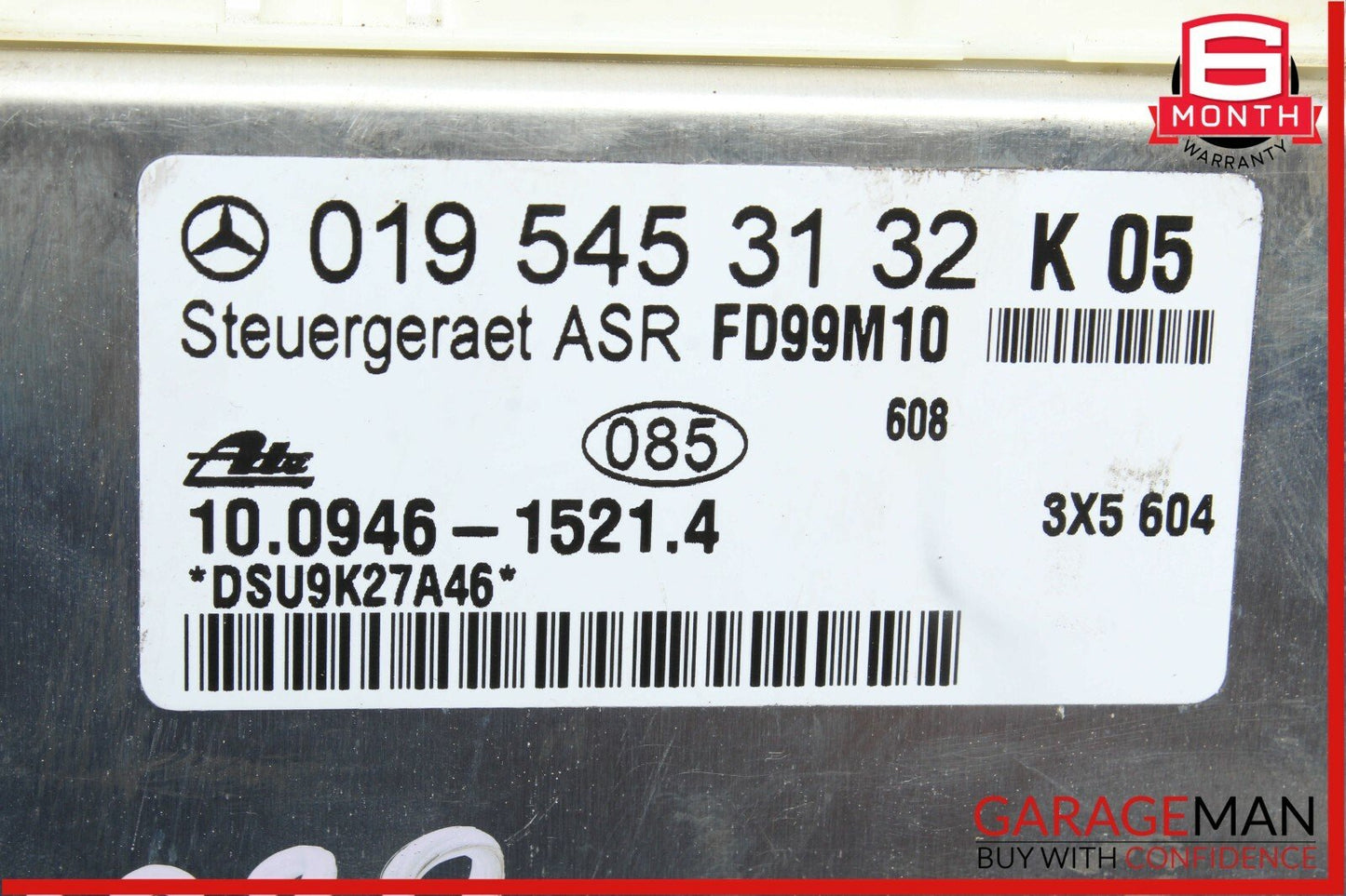 98-00 Mercedes CLK320 SLK230 ASR ABS Computer Control Module 0195453132