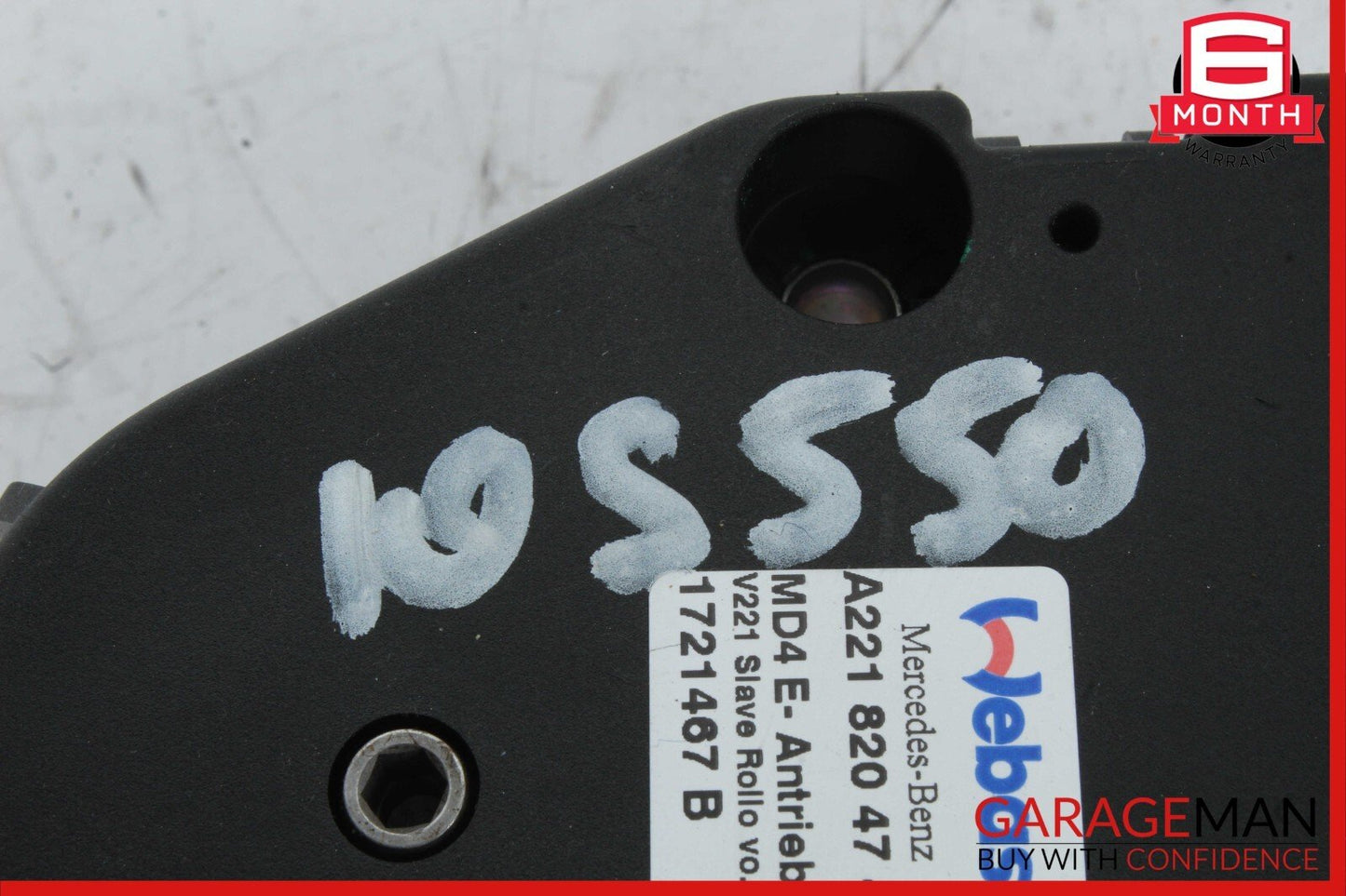 07-13 Mercedes W221 S550 S600 CL550 Sunroof Sun Roof Motor Unit 2218204742 OEM