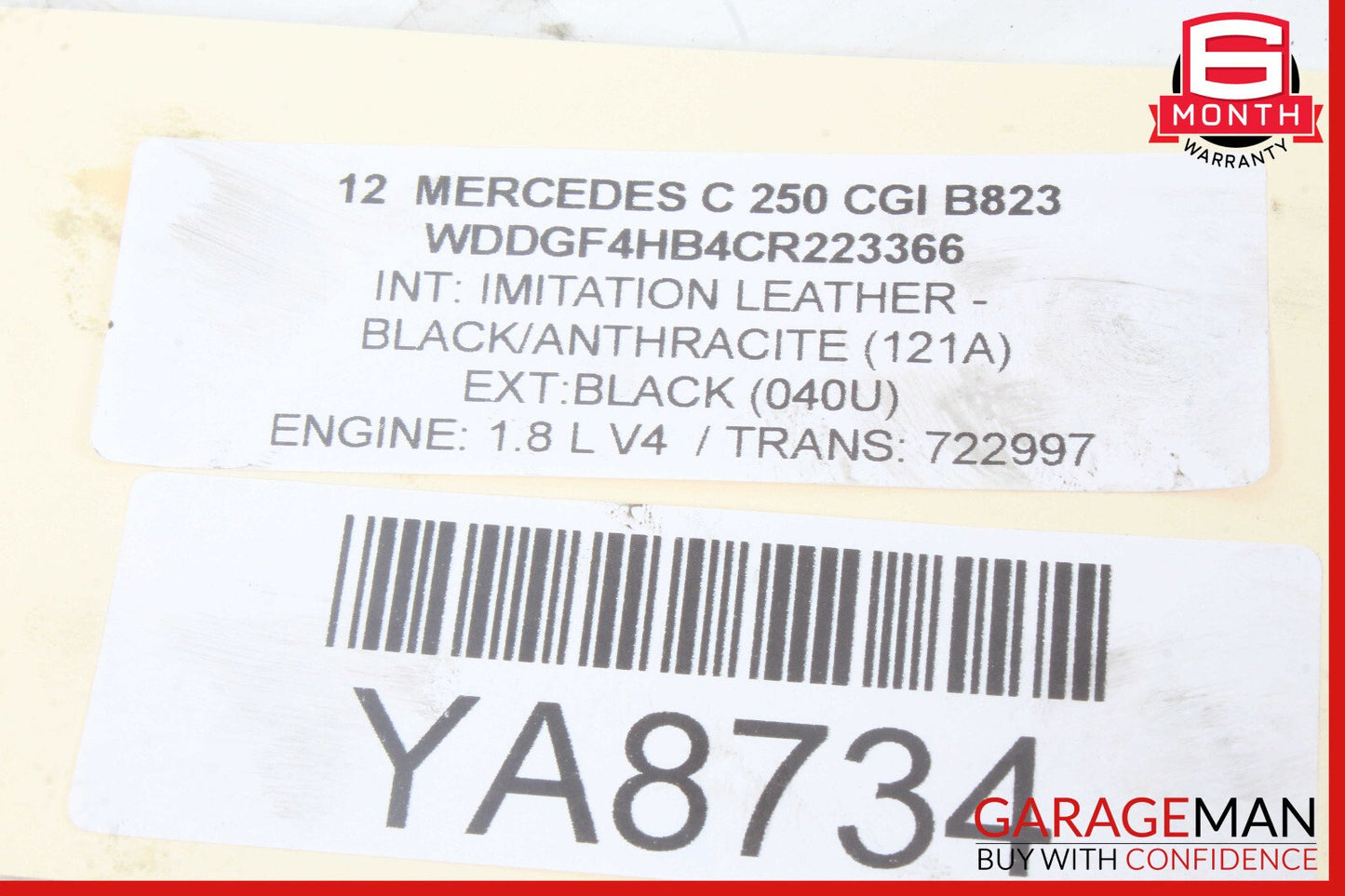 12-14 Mercedes W204 C250 Power Steering Pump Reservoir Hose Tube Assembly OEM