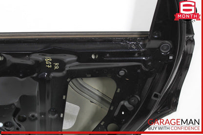 17-19 Audi Q7 Rear Right Passenger Side Door Shell Black OEM