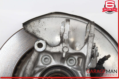 12-18 Audi A7 Rear Right Passenger Side Spindle Knuckle Wheel Hub w/ Rotor Disc