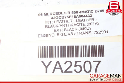 06-12 Mercedes W251 R350 R550 Trunk Lid Hydraulic Pump Motor Cylinder Assembly