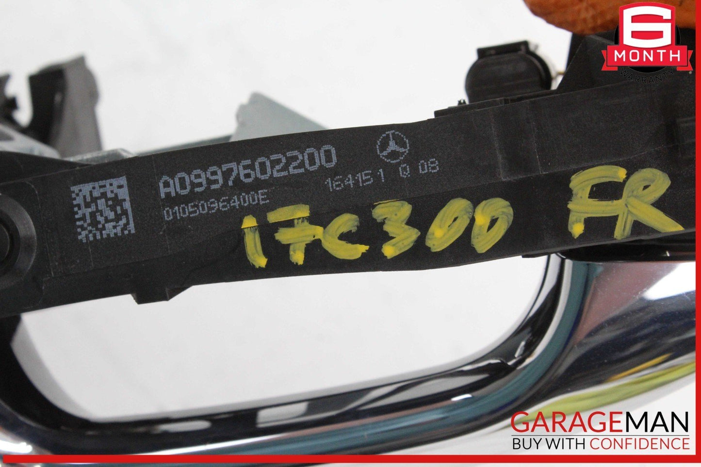 15-20 Mercedes W205 C300 Right Passenger Side Exterior Door Handle Blue OEM