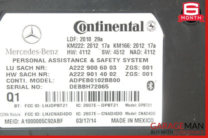 14-15 Mercedes C300 C350 GLK350 Voice Phone Communication Control Module Unit