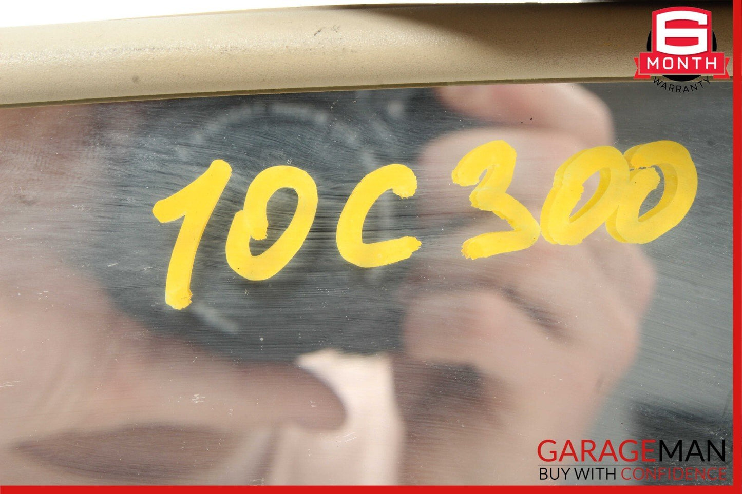 08-14 Mercedes W204 C300 C350 Top Upper Rear View Mirror Assembly Beige OEM
