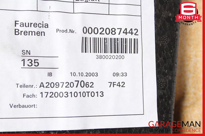 03-05 Mercedes W209 CLK500 Front Right Side Interior Door Panel Assembly Grey