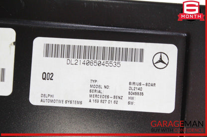 03-09 Mercedes W211 E320 CDI E350 Sirius Satellite Radio Receiver 1698270162 OEM