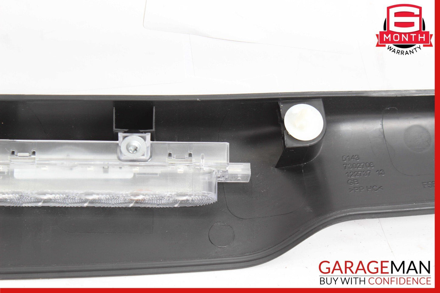 14-19 Mini Cooper Hardtop Rear Tailgate Upper Center Trim Cover Panel OEM