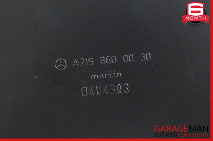 06-11 Mercedes W219 CLS350 Rear Center Console Storage Armrest Compartment Wood