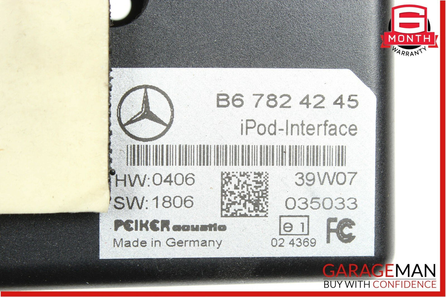 07-14 Mercedes W221 S550 CL550 CL600 Ipod Interface Control Module OEM
