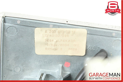 01-09 Mercedes W203 C230 C320 CLK320 Interior Top Upper Rear View Mirror Grey