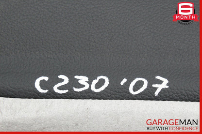 05-07 Mercedes W203 C230 Front Right Side Top Upper Seat Cushion Cover Black OEM