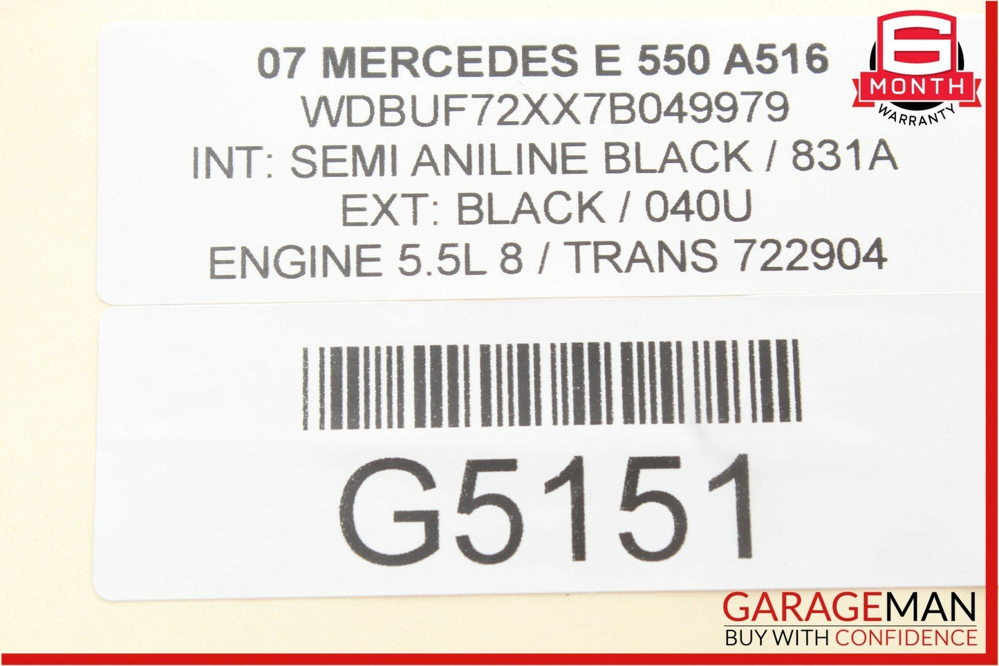 07-09 Mercedes W211 E350 E550 Front Left Side Lower Dash Knee Trim Panel Cover